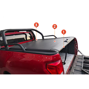 Cubierta enrollable retráctil de aluminio rígido con cierre para caja de <span class=keywords><strong>camioneta</strong></span> Dodge Ram 1500 5.7FT 6.4FT - Product Image 3