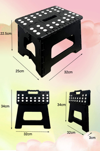 9 inch không trượt trẻ em thân thiện PP Quik gấp nhựa bước phân cho trẻ em và người lớn - Product Image 3