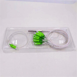 Tubo de Acero Tteel 1x8SC/APC PLC, Tubo Óptico 1*8 2 4 8 16 32 64, PLC Óptico SC/APC/UPC 1x8, Divisor PLC de Fibra Óptica 1 8 - Product Image 4