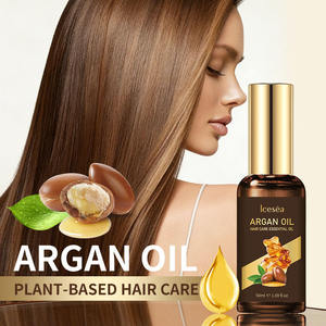 Icesea <b>Moroccan</b> <b>Argan</b> <b>Oil</b> <b>Hair</b> Care Essential <b>Oil</b> with Color-Protection <b>for</b> Repairing Damaged <b>Hair</b> & All <b>Hair</b> Types - Product Image 1