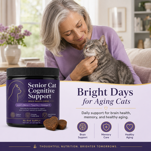 Feline Neuro-Support Soft Chews : Formule Cognitif Avancée <span class=keywords><strong>avec</strong></span> Crinière <span class=keywords><strong>de</strong></span> <span class=keywords><strong>Lion</strong></span> et Oméga-3 pour le Soutien <span class=keywords><strong>de</strong></span> la Mémoire et <span class=keywords><strong>de</strong></span> la Concentration chez les Chats Seniors - Product Image 2
