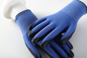 Best selling <strong>Nitrile</strong> Coated Oilfield Anti Slip Waterproof Acid And Alkali Resistant <strong>Gloves</strong> Mechanic <strong>Glove</strong> - Product Image 5