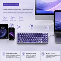 Kit MT65 Mini Clavier Compact Barebone 65% Personnalisé en Alliage d'Aluminium CNC OEM/ODM avec Conception de Marque Personnalisée