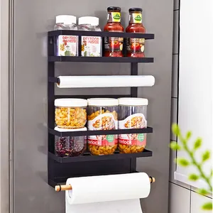 Manufacturer Side Sturdy Fridge Storage Rack Solid Over Fridge Organizing Rack