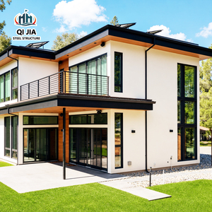 Nouvelle maison préfabriquée en acier, style <span class=keywords><strong>de</strong></span> conception libre, garantie <span class=keywords><strong>de</strong></span> plus <span class=keywords><strong>de</strong></span> 5 ans, villa <span class=keywords><strong>de</strong></span> luxe, maisons préfabriquées, villas - Product Image 4