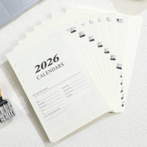 <span class=keywords><strong>Precio</strong></span> de fábrica al por mayor A5 2026 cuaderno planificador cubierta de cuero PU logotipo personalizado Metal espiral encuadernado diario escolar <span class=keywords><strong>365</strong></span> días diario - Product Image 5