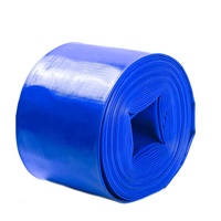 Tuyau plat en PVC de 2, 3 et 4 pouces, flexible, pour pompe à eau, tube en plastique pour système d'irrigation agricole