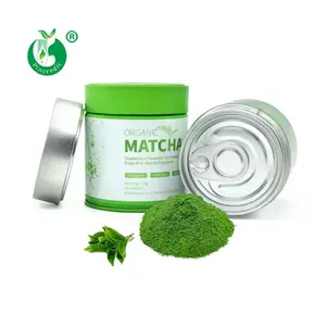 Bio-zertifiziertes Handelsmarken-Bio-Grüntee-Matcha-Pulver