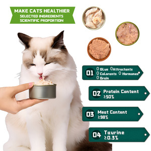 Grain-Free Wet <strong>Cat</strong> Food for Sensitive Stomach - Natural Canned <strong>Cat</strong> Food <strong>Pate</strong> with Vitamins - Product Image 4
