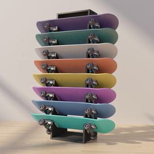 Présentoir de planche à roulettes multicouche sur pied Présentoir de planche à roulettes en métal - Product Image 6