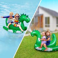Arroseur gonflable licorne flotteur de piscine cheval à bascule licorne monter sur arroseur pour enfants