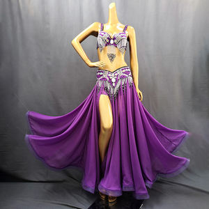 <span class=keywords><strong>Costume</strong></span> de danse du ventre professionnel pour femmes, vente chaude, pour spectacle sur scène, tenue en 3 pièces, <span class=keywords><strong>costume</strong></span> de danseur de carnaval à paillettes - Product Image 4