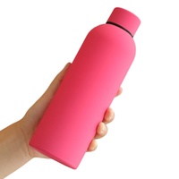 Bouteille d'eau sport en acier inoxydable à double paroi avec logo personnalisé, vente en gros, cadeaux d'affaires, thermos isolé sous vide pour la randonnée, la salle de sport et les voyages