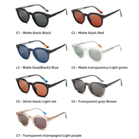 Lunettes de soleil vintage classiques rondes 2025, protection des yeux, marque de créateur, logo personnalisé, polarisées UV400, pour unisexe