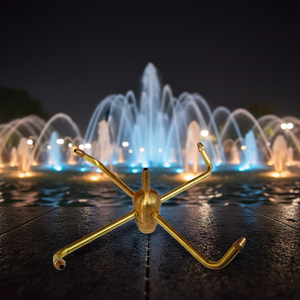Arroseur rotatif automatique à 4 bras en laiton Rotation à 360 degrés <span class=keywords><strong>Buse</strong></span> d'irrigation <span class=keywords><strong>pour</strong></span> jardin et pelouse - Product Image 6
