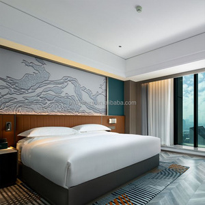 Factory Direct Supplies Minimalist Japandi Style Wood <b>Platform</b> <b>Bed</b> <b>Frame</b> with Low Profile for Boutique 3 Star Hotels & Resorts - Product Image 6