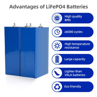 Cellule de Batterie LiFePO4 d'Énergie Solaire de Qualité A, 4 ou 16 Pièces, 280Ah à 340Ah (300Ah, 302Ah, 306Ah, 310Ah, 314Ah, 315Ah, 340Ah Inclus)
