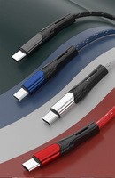 Cable Micro Usb de nailon trenzado para móvil, Cable de datos de carga rápida para Iphone, 3 pies, Usb-c, TYPE-C