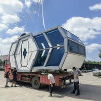 Maison modulaire préfabriquée de luxe Bâtiment fabriqué en Chine Maison capsule de luxe Appartement de bureau Maison préfabriquée