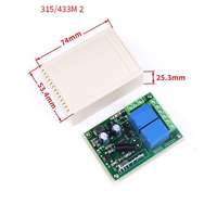 Module émetteur relais universel sans fil RF 433/433 Mhz, interrupteur de contrôle à distance, 4ch