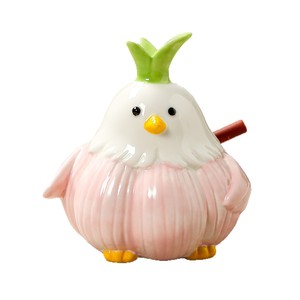 Ceramic Garlic Bird <b>Ashtray</b> Cartoon Design Desktop Decoration for Home Office - Product Image 5
