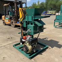 Presse hydraulique automatique pour la fabrication de blocs de pavés en argile, avec moteur diesel et moteur électrique, pour l'Afrique