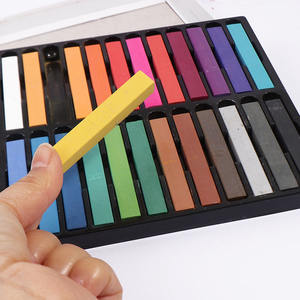 FOSKA – Lot de 12/24 <span class=keywords><strong>craies</strong></span> carrées résistantes à la décoloration, bâtons de couleurs <span class=keywords><strong>pastel</strong></span> assorties pour peinture humide et sèche au toucher lisse - Product Image 4