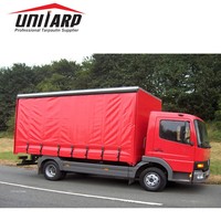 Rétractable 900gsm PVC Couteau Enduit Bâche Rouleaux Couverture De Camion Remorque Côté Rideau Vinyle Bâche