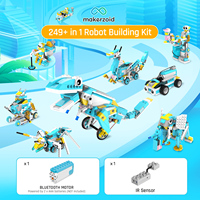 Makerzoid 200-en-1 STEM Building Robot Kit Scratch JR Programación Aprendizaje para niños 6 + Codificación Regalos con videos de lecciones