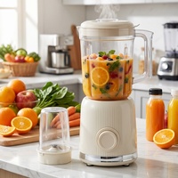 Nieuwe Fruitpers Blender Keuken Heavy Duty 2-in-1 4500W Smoothie Commerciële Elektrische Mixer Blender Machine