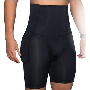 Coussinets de contraction abdominale à taille haute pour hommes Contorsions des fesses Sous-vêtements modelants Boxer Briefs - Product Image 6