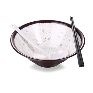 En gros pas cher personnalisé en plastique japonais <span class=keywords><strong>noir</strong></span> <span class=keywords><strong>mat</strong></span> mélamine bol de ramen - Product Image 6