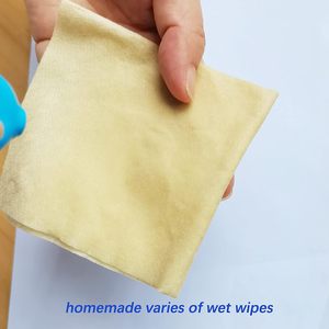 300 đếm không tẩy trắng bé tre khăn lau khô hoặc ướt sử dụng không mùi đa mục đích bông mô - Product Image 4