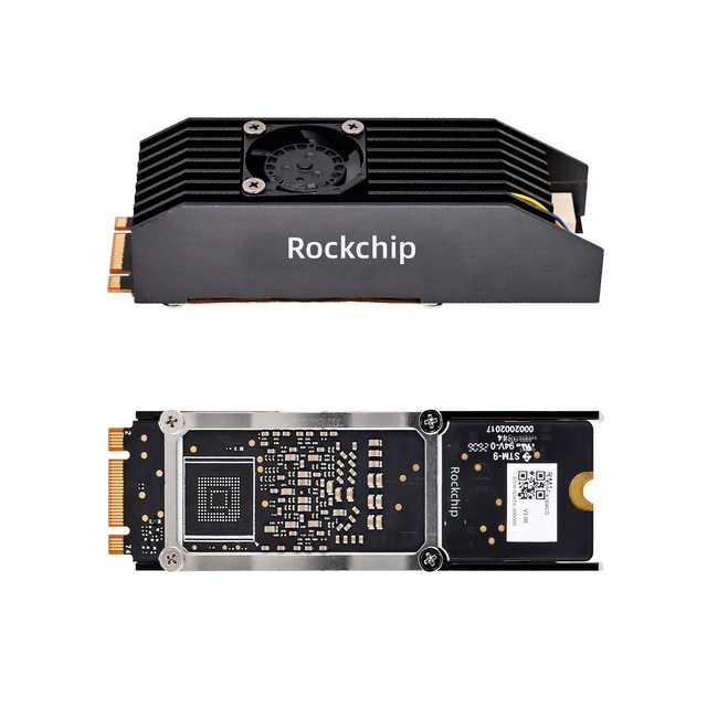 RK1820 RK1828 M.2 M-Key AI Compute Card 20TOPS INT8 NPU 3D Stacked DRAM Edge LLM Accelerator for Local Large Model Inference