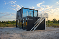 Contenedor de Oficina Prefabricado de 20 pies y 40 pies, Suministro de Fábrica, Oficina Modular Portátil para Obras de Construcción, Edificio Temporal Personalizado