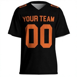 Maillots de football personnalisés de haute qualité pour équipes adultes – Design de logo imprimé sur mesure – Maillots de football américain unisexes - Product Image 2