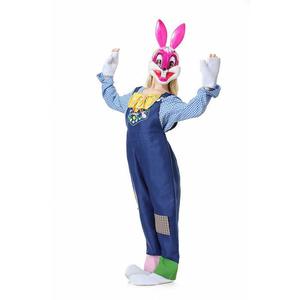 Disfraz de conejo para niños, mono azul con lazo y orejas para Halloween, Pascua, juegos de rol - Product Image 4