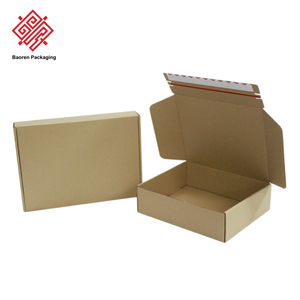 Baoren OEM ODM EU US Kraft Currogate Mailer <b>Box</b> Custom Private Label Mailer <b>Box</b> Self Seal Wholesale Foldable Shopping Paper <b>Box</b> - Product Image 4