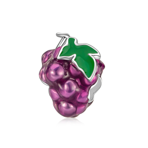 <span class=keywords><strong>Abalorios</strong></span> de Plata con Forma de Frutas (Uva, Granada, Cereza, Fresa, Manzana, Sandía, Pera) para Pulseras Originales Berloque - Product Image 3