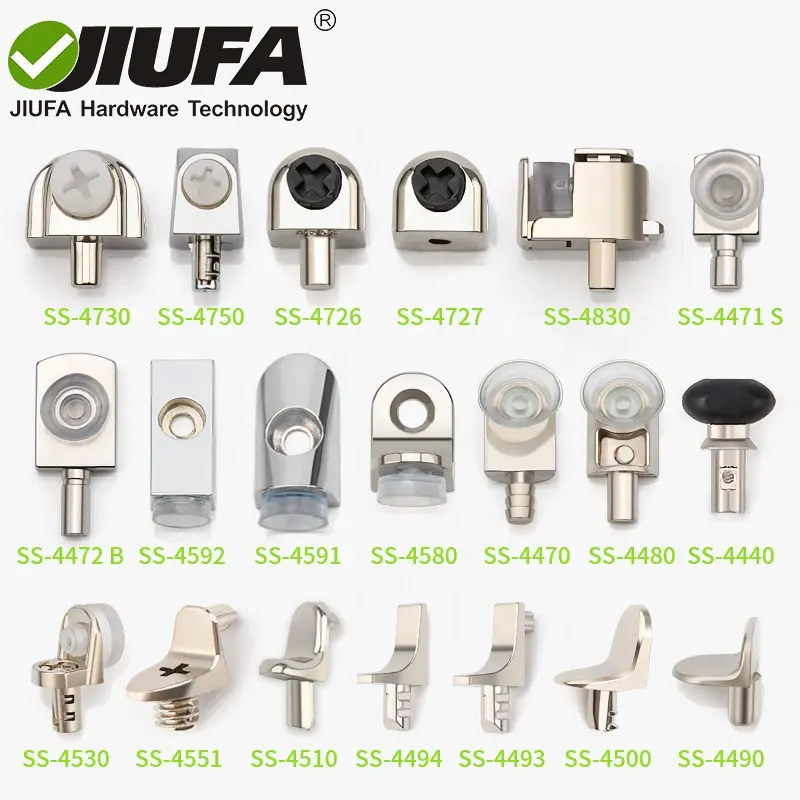 Suojiufa — épingle de Support en alliage de Zinc, matériel de meubles, divers Design, avec ventouse, plusieurs tailles, pinces en verre, porte-Plug