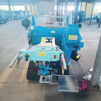 Moissonneuse-batteuse mini automotrice pour riz, blé, soja, millet, pour champs humides, Philippines, Inde