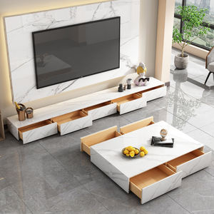 TV duvar dolabı askıya Modern lüks oturma odası ünitesi Stand by Me TV mobilya çözümü - Product Image 6