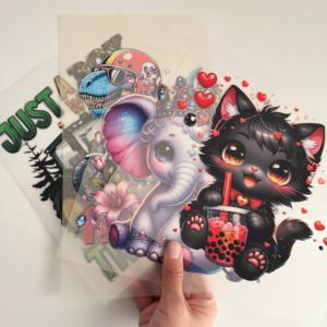 Impresión de diseños personalizados para camisetas, pegatinas DTF listas para usar, pegatinas termoadhesivas al por mayor, lavables, impermeables, para imprimir en bolsas - Product Image 5