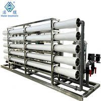 Système RO industriel 10t/H avec préfiltration, machine de traitement de l'eau, système de purification par osmose inverse