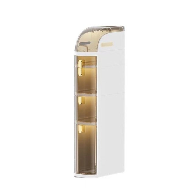 Plastic Narrow Storage Cabinet Narrow Slim Storage Cabinet with Drawers Standing Toilet Paper Holder Plastic Bathroom