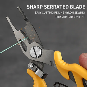 Pullther Stainless Steel Color Multifunctional Open-loop Saltwater Wholesale <strong>Fishing</strong> <strong>Pliers</strong> Cheap - Product Image 5
