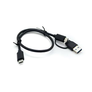 Syong Cáp USB 3.1V + 3.0V 2-in-1 tốc độ cao truyền dữ liệu nhanh chóng sạc Loại C để Loại C/USB Một nam cáp cho máy chiếu máy ảnh - Product Image 2
