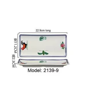 Juego de platos de <span class=keywords><strong>melamina</strong></span> de estilo moderno para restaurante, olla caliente creativa, rollo de carne, <span class=keywords><strong>vajilla</strong></span> plana con diseño de olla caliente antigua de gallo - Product Image 6