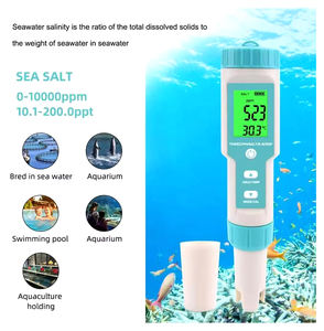 เครื่องมือทดสอบคุณภาพน้ำ7 in 1สำหรับใช้ในบ้านเครื่องวัดค่า <span class=keywords><strong>PH</strong></span>/อุณหภูมิ/ความเค็ม/<span class=keywords><strong>TDS</strong></span>/<span class=keywords><strong>EC</strong></span> มัลติฟังก์ชัน - Product Image 6