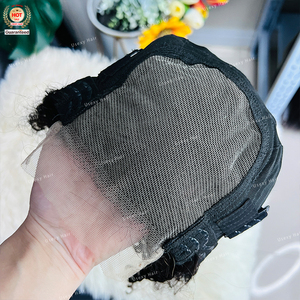 Parrucche per bambini con capelli umani 100% di alta qualità 4x4 pizzo anteriore 8-10 pollici di lunghezza per capelli crespi riccia corta <span class=keywords><strong>parrucca</strong></span> per bambini - Product Image 4